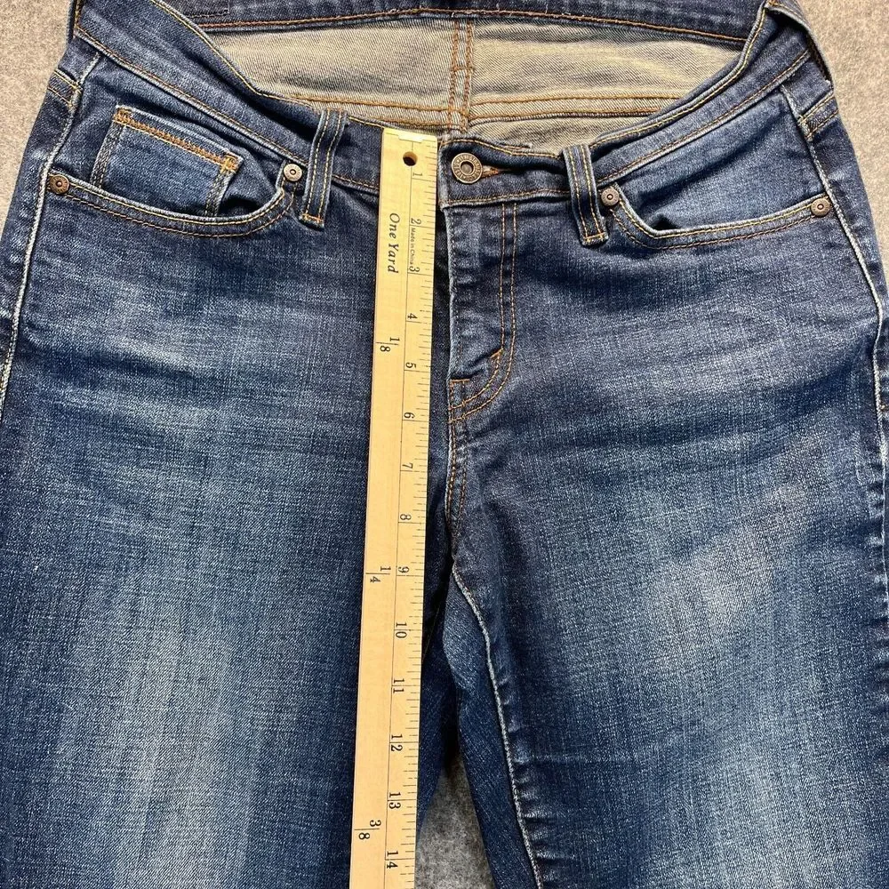 Levis Jeans‎ Women's 10 M 529 Curvy Bootcut Dark Blue Denim Pants Mid Rise